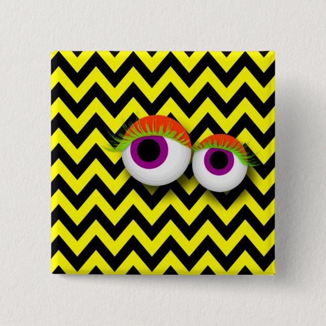 EYE badge : yellow Button (Vorderseite)