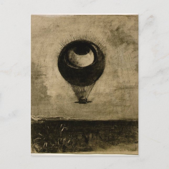 Eye Balloon Postkarte (Vorderseite)