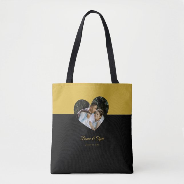 Eye-casing Heart Couple Gold and Black (Vorderseite)