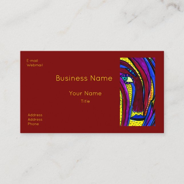 Eye Catching Business Cards Visitenkarte (Vorderseite)