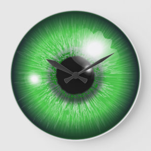 EYE CLOCK GROßE WANDUHR