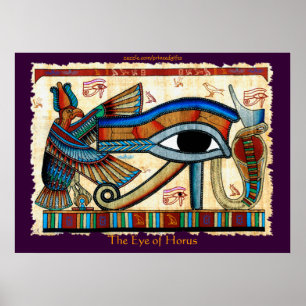 EYE DER HORUS-Ägyptische Kunst Poster