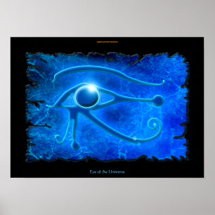 EYE DER HORUS Ägyptische Kunstdruckerei Poster