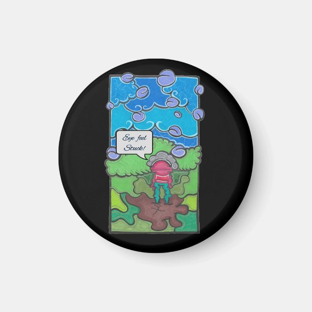 Eye Feel Stuck Magnet (Vorne)