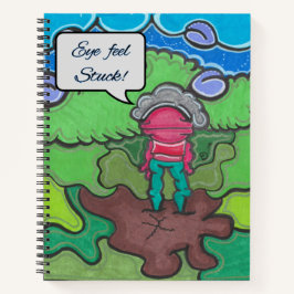 Eye Feel Stuck Notizbuch