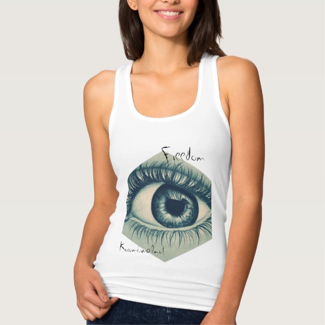 Eye freedom tank top (Vorderseite)