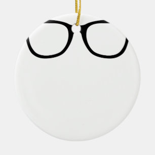 Eye Glasses Keramikornament