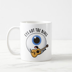 Eye Got die Blues Funny Eyeball Music Puff Kaffeetasse