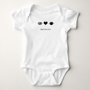 Eye Heart Football Shirt Personalisiert Baby Jumpe
