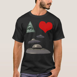 Eye Heart Ufos T-Shirt