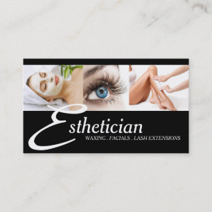 Eye Lashes Extensions Wax Facials Wellness-Center  Visitenkarte
