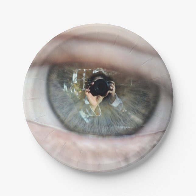 Eye-Macro von Shirley Taylor Pappteller (Vorderseite)