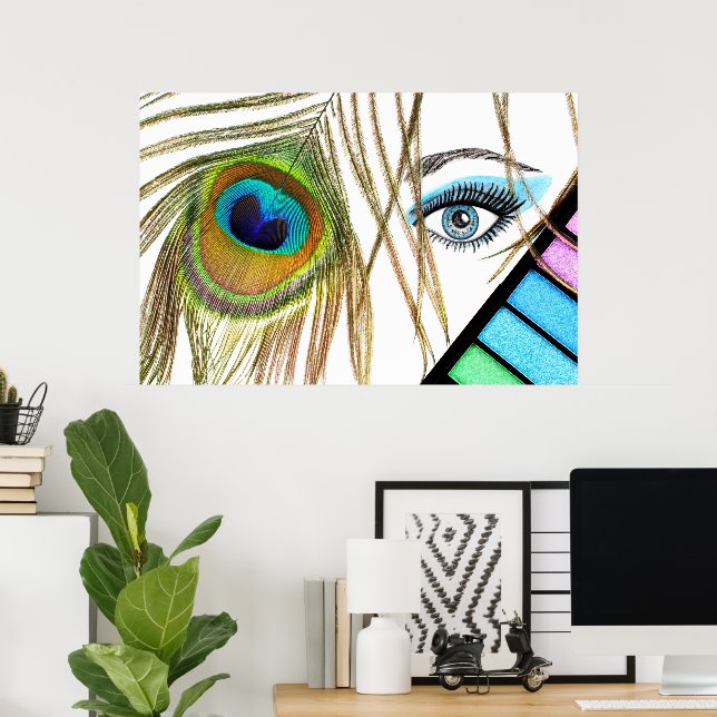 Eye Makeup Beauty Poster (Heimbüro)