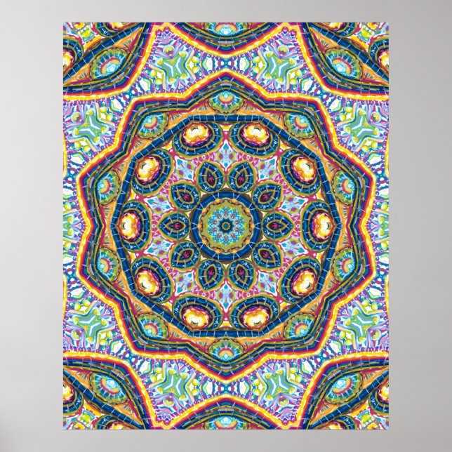Eye Mandala Poster (Vorne)