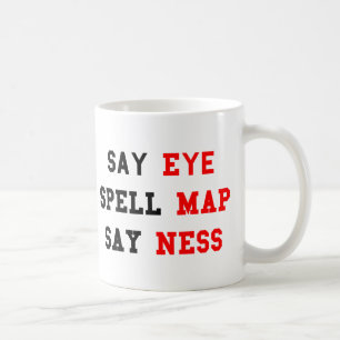 Eye Map Ness Kaffeetasse