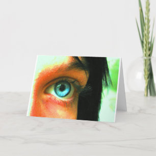 Eye Miss You Grußkarte Karte