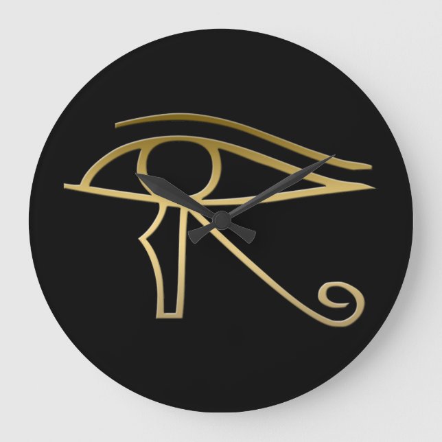 Eye of Horus Große Wanduhr (Vorderseite)