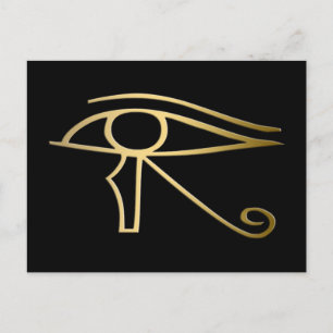 Eye of Horus Postkarte