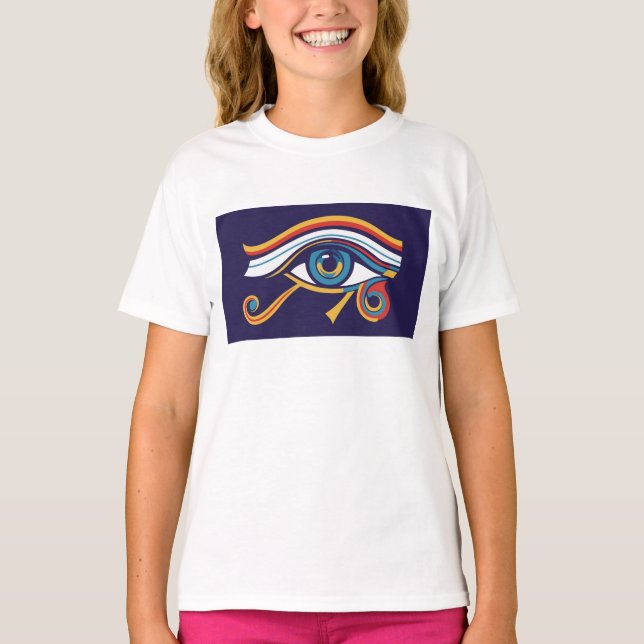  Eye of Horus Princess Tee – Girls' Protective Egy (Vorderseite)