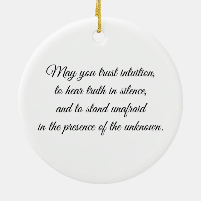 Eye of Owl - Gaze Collection  Keramik Ornament (Hinten)