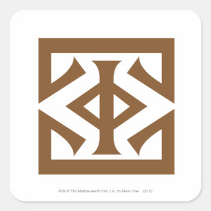 Eye of Sauron Quadratischer Aufkleber