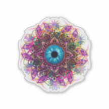 Eye of the Beholder Mandala - Aufkleber