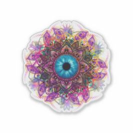 Eye of the Beholder Mandala - Aufkleber