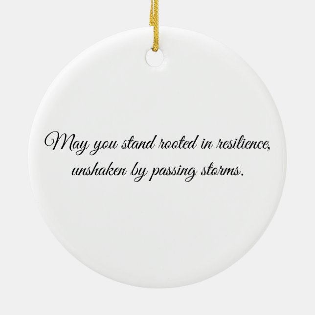 Eye of the Bison – Gaze Collection Ceramic Ornamen Keramik Ornament (Hinten)