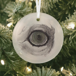 Eye of the Fox – Gaze Collection Keramik-Schmuckst Ornament Aus Glas