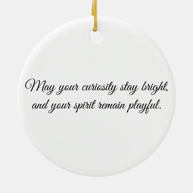 Eye of the Monkey – Gaze Collection Keramik Ornament (Hinten)