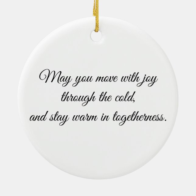 Eye of the Penguin – Gaze Collection Keramik Ornament (Hinten)