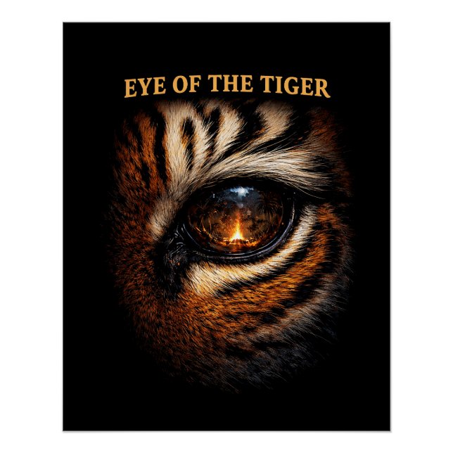 Eye of the Tiger Poster (Vorderseite)