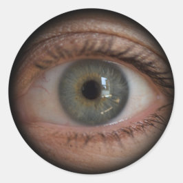 Eye Peephole Funny Sticker
