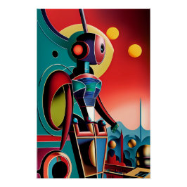Eye Robot - Ken Gage Surreal Art Poster
