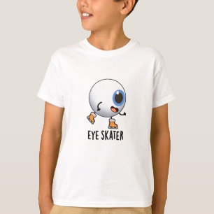 Eye Skater Funny Ice Skaten Puff T-Shirt