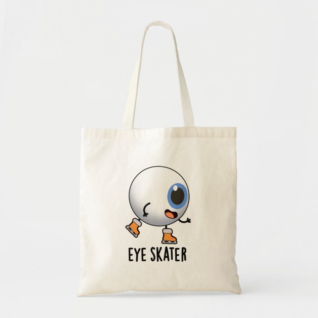 Eye Skater Funny Ice Skaten Puff Tragetasche (Vorne)