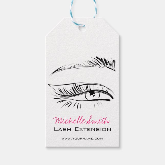 Eye Sketch Mascara Geschenkanhänger (Vorderseite)