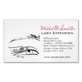Eye Sketch Mascara Lash Extension Magnetische Visitenkarte