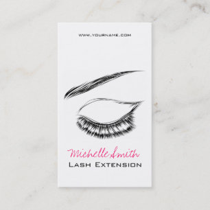 Eye Sketch Mascara Lash Extension Visitenkarte