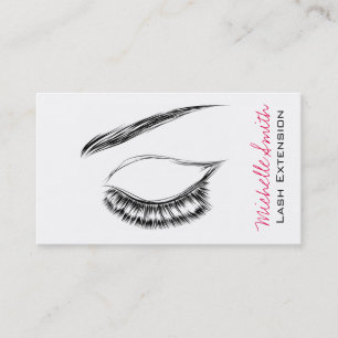 Eye Sketch Mascara Lash Extension Visitenkarte