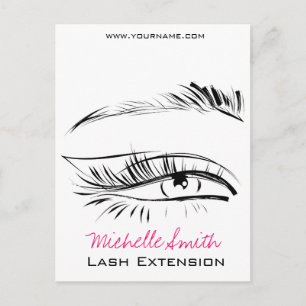 Eye Sketch Mascara Postkarte