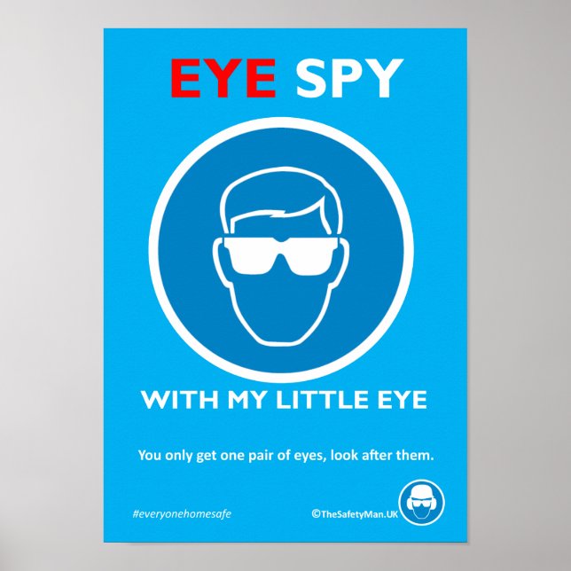 Eye Spy Safety Brillen Poster (Vorne)