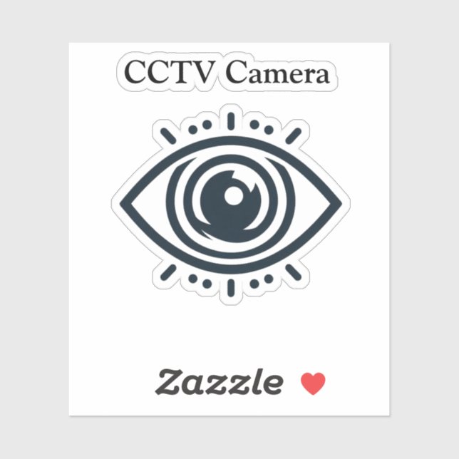 Eye Vinyl Sticker - Einzigartiges Art Decal für La (Blatt)