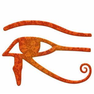 EYE VON HORUS RA Altes Ägypten Geschenk geschnitzt Fotoskulptur Magnet