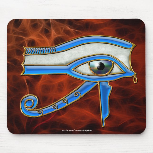 EYE VON HORUS, WADJET ägyptische Mousepad (Vorne)