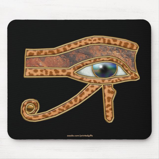 EYE VON HORUS, WADJET ägyptische Mousepad (Vorne)