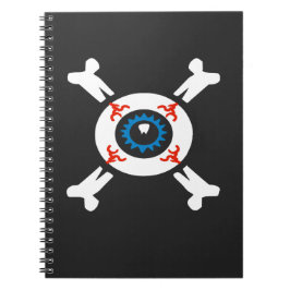 Eyeball-and-Crossbones Notizblock