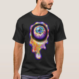 Eyeball Cry Rainbow Tears Graffiti Paint Tropfen T-Shirt
