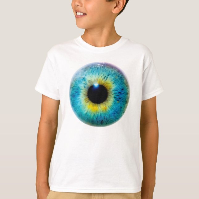 Eyeball Eye I T-Shirt T - Shirt (Youth Medium) (Vorderseite)