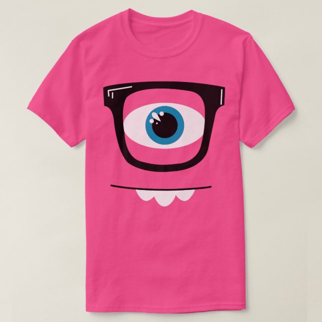 Eyeball Funny Monster Face Graphic Halloween Costu T-Shirt (Design vorne)